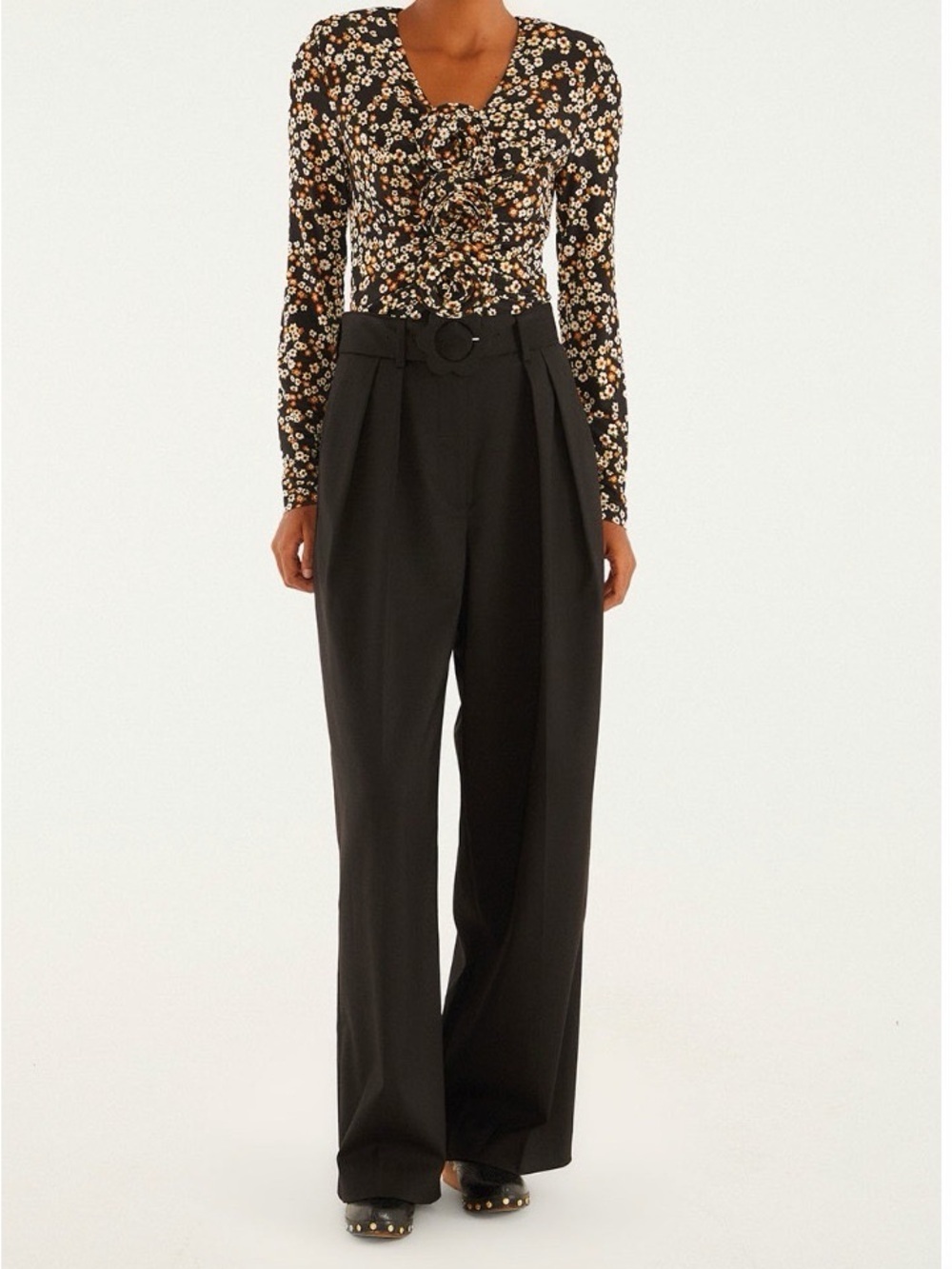 Farm Rio: Black Maxi Pants - Picture 10 of 11